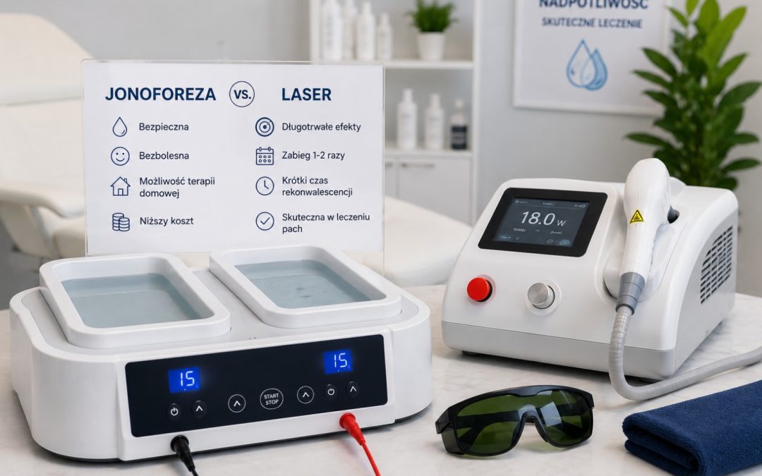 Jonoforeza czy laserowe leczenie nadpotliwości – co wybrać?